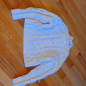 Zara white Knit Sweater